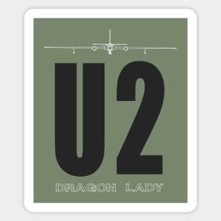 U2 - Dragon Lady Sticker